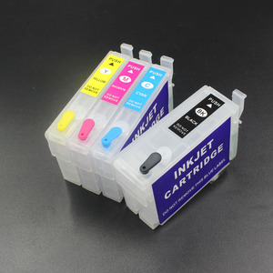 Cartouche d'encre rechargeable T1271 127 XL pour <span class=keywords><strong>EPSON</strong></span> Workforce 60 545 645 840 845 WF-<span class=keywords><strong>3520</strong></span> 3530 3540 7010 7510 7520 avec puce ARC - Product Image 1