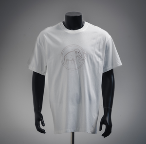 Mam Mut Mammoth Brand T-Shirt Confortable Respirant Doux Col Rond Manches Courtes Motif Brodé Style Hip Hop Solide - Product Image 1