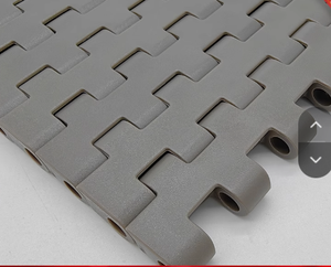 600 nhựa Modular vành đai có thể nước giải khát băng tải POM phẳng Top chống trượt Modular chuỗi, 12.7 mét Pitch - Product Image 3