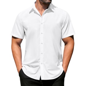 Chemise Hawaïenne Homme Sans Manches à Boutons Corne Imprimé Floral Tissu Sergé Anti-UV Séchage Rapide Anti-Boulochage Chemise de Plage avec Poche - Product Image 2