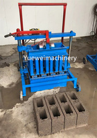 Vente promotionnelle machine électrique creuse de fabrication de blocs vibrants 6 pouces 9 trous machine creuse de ponte en briques