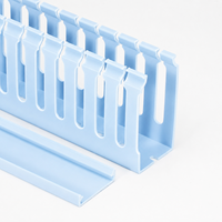 Goulotte de câblage en PVC de haute qualité 25x25 mm, canal de câblage ouvert à fentes, organisateur de câbles