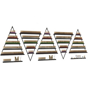Modern Portable Metal Nail Polish <b>Display</b> Rack <b>Wall</b> <b>Mounted</b> for Nail Salon Shop Mall Supermarket Apartment Storage <b>Display</b> - Product Image 6