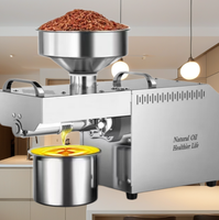 Nouvelle Presse à Huile Commerciale Automatique en Acier Inoxydable Luoyu, Capacité 50 kg/h, pour l'Extraction d'Huile de Sésame, de Noix et de Noix de Coco