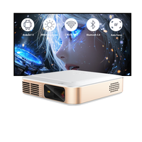 Mini projecteur portable Android d'extérieur Texas Instruments 4K 3D Micro DLP Smart Real 4K 2G RAM Véritable projecteur portable 4K