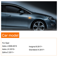 Pièces automobiles, feux latéraux à LED pour Opel Astra J Astra J K Zafira C Insignia B Grandland X