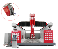 Machine CNC 5 axes pour le façonnage, le fraisage et la gravure de moules en GRP, GRC, FRP, GRG pour façades et bardages, coffrage architectural.