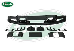 Kit de Mejora de Parachoques Delantero Liush para <span class=keywords><strong>Ford</strong></span> <span class=keywords><strong>Bronco</strong></span> 2020-2023 con Gancho de Remolque, Parachoques Delantero de Acero al Manganeso, Rejilla, Lip Splitter - Product Image 2