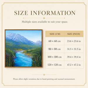 Peinture à l'huile sur toile peinte à la main, thème automne <span class=keywords><strong>au</strong></span> bord du lac, lac turquoise, arbres dorés, montagnes bleues, texture, décoration murale, vente en gros - Product Image 4