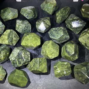 Wholesale Cheap <strong>Price</strong> Healing Natural Gemstone Hand Craved Craft Green <strong>Jade</strong> Crystal Freeform For Meditation - Product Image 1