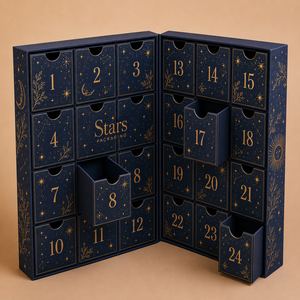 Boîte <span class=keywords><strong>de</strong></span> <span class=keywords><strong>calendrier</strong></span> <span class=keywords><strong>de</strong></span> <span class=keywords><strong>l</strong></span>'<span class=keywords><strong>avent</strong></span> <span class=keywords><strong>de</strong></span> luxe personnalisée <span class=keywords><strong>de</strong></span> 24 jours <span class=keywords><strong>pour</strong></span> parfums et cosmétiques <span class=keywords><strong>pour</strong></span> hommes, emballage cadeau <span class=keywords><strong>de</strong></span> Noë<span class=keywords><strong>l</strong></span> - Product Image 2