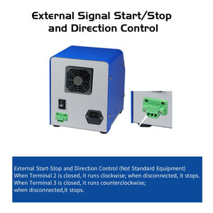 Ditrontech thu nhỏ dòng chảy cao Bơm nhu động với tốc độ hiển thị & nút điều khiển cho công nghiệp chuyển chất lỏng - Product Image 3