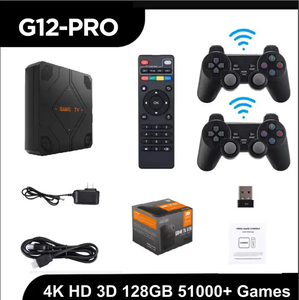 Consola de Videojuegos G12 Pro <span class=keywords><strong>Game</strong></span> Box 64/128GB con Más de 30000 Juegos, Consola de Juegos <span class=keywords><strong>Retro</strong></span> Clásica Familiar 4k, Compatible con TV Box - Product Image 3