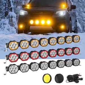ไฟสปอร์ตไลท์ LED สำหรับรถยนต์ รถบรรทุก รถออฟโรด ขนาด 50 นิ้ว สีเหลืองอำพัน ยี่ห้อ Universal Outdoor สำหรับขับขี่กลางวันและกลางคืน - Product Image 1