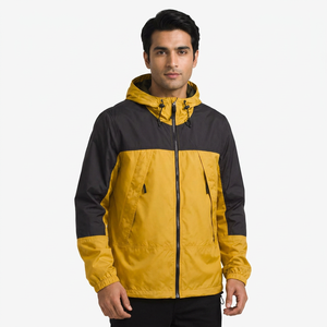 Hot Selling <b>Men</b> Windbreaker <b>Jacket</b> casual Wear New Design Breathable Contrasting colors Custom made windbreaker <b>jacket</b> for <b>men</b> - Product Image 1