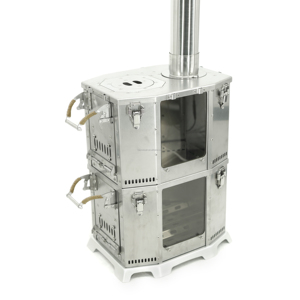 <span class=keywords><strong>Stufa</strong></span> Portatile da Esterno Antivento per Tenda da Campeggio, Camino per Riscaldamento Invernale, Braciere <span class=keywords><strong>a</strong></span> <span class=keywords><strong>Legna</strong></span> Fai da Te - Product Image 5