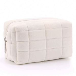 Free Sample Customized Makeup Cosmetic Bag Aesthetic Accessories <b>Make</b> <b>Up</b> Purse Bag Small Quilted <b>Pouch</b> cosmetic bags - Product Image 1