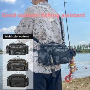 Custom Large Capacity Multi-functional Waist Bag Waterproof Outdoor Fishing Rod Bag With Gear <b>Storage</b> Fly Fishing <b>Chest</b> Pack - Product Image 5
