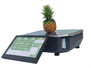 Système de caisse tactile tout-en-un <span class=keywords><strong>LongFly</strong></span> AI Smart Scale avec double écran et fonction de pesage en promotion - Product Image 2