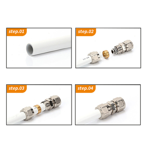 Accesorios en T macho de latón de compresión Pex directos de fábrica Accesorios de tubería Pex - Product Image 5