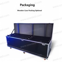 Écran LED mobile autoportant P2.5 pour intérieur avec roues mobiles pour centres commerciaux, espaces commerciaux moyens et petits
