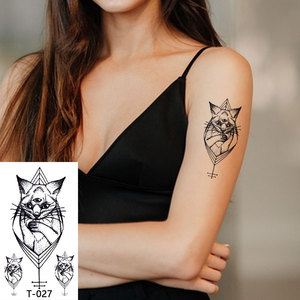 Tatouages temporaires autocollants personnalisables pour femmes, 105*60 mm, imperméables, colorés, avec divers motifs d'animaux marins, d'animaux océaniques - Product Image 6