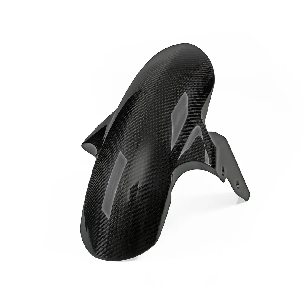 In Twill Weave glossy black S1000RR /S1000R/ HP4/ S1000XR Front Fender Replacement motorcycle 100% Carbon Fiber