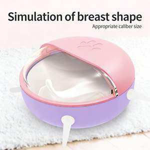 Útil biberón de silicona para bebés, alimentador de lactancia biónico, tetina, botella pequeña, taza de agua para gatitos y cachorros recién nacidos - Product Image 2