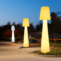 Lampe de sol d'extérieur, lampe sur pied, lumière brillante pour patio, balcon, terrasse, jardin, villa, hôtel, complexe hôtelier, décoration LED