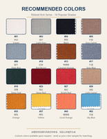 Tissu tricoté ondulé Urban Wave 280GSM en polyester et élasthanne DTY pour chemisier