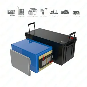 With BMS Lithium Iron Phosphate Battery 12V100AH 200Ah Battery Pack for Car Scooter <b>Motorcycle</b> Boat LFP12200 12V 200Ah B - Product Image 5