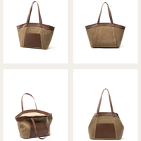 Bolso de mano de cuero genuino para trabajo de mujer, bolsos de hombro de cuero para mujer, bolsos de mano