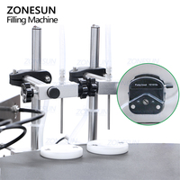 Machine de remplissage et de bouchage automatique de flacons en verre pour parfum ZONESUN ZS-AFC17 avec pompe céramique et trieuse de flacons