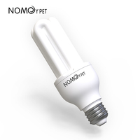 NOMOY PET Lampe à supplément de calcium UVB en forme de U UVB 2.4 Compact Fluorescent pour Reptiles du désert Lézards Dragons barbus Tortues