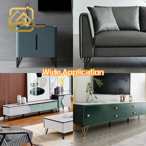 suppliers modern solid 15cm/20cm gold Triangle cut-out metal <b>sofa</b> <b>legs</b> iron furniture <b>legs</b> durable <b>for</b> <b>sofa</b> bed and cabinet - Product Image 4