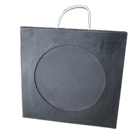 Plaque de support de grue haute compression en PEHD 50 mm, résistante à l'usure, avec service de découpe pour nacelles élévatrices et remorques de camping-car