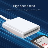 Lector de Tarjetas de Cámara SD a Tipo-C en Oferta, Unidad OTG sin Conexión, Plug-and-Play, Carcasa de ABS para Teléfono Móvil, Portátil, Tableta y Computadora