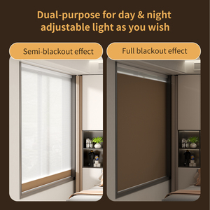 Persianas de Panal Lisas Inalámbricas, Plisadas, de Doble Uso Día y Noche, Cortina Retráctil para Ventanas Francesas, Privacidad - Product Image 2
