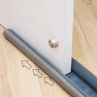 Protector de Puerta Moderno, Resistente al Viento e Insonorizante, con Tira Sellante Anti-Insectos e Instalación con Tornillos para Habitaciones de Hotel/Apartamento