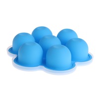 Récipient en silicone personnalisable pour aliments pour bébés Plateau de congélation multifonctionnel pour le stockage des fruits et du lait maternel pour nourrissons avec logo