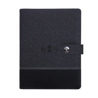 Agenda Personalizada de Cuero PU con Carga Inalámbrica y Banco de Energía de 8000 mAh OEM