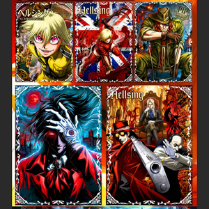 DL Hellsing Ultimate Alucard Anime Shikishi Artboard con Impresión de Lámina Dorada, Arte de Pared de <span class=keywords><strong>Seras</strong></span> <span class=keywords><strong>Victoria</strong></span>, Regalo Coleccionable de Manga Japonés - Product Image 4