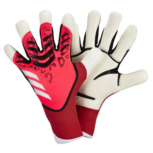 Gants de gardien de but de football à séchage rapide, protection des doigts, compatibles écran tactile, poignet réglable, équipement d'entraînement et de match de football, détection des piques - Product Image 4