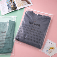 Sacs en polyéthylène transparents personnalisés avec impression, qualité alimentaire, thermoscellables, avertissement de suffocation, en matériau LDPE