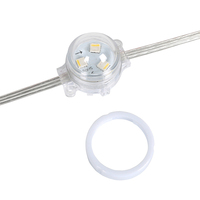 Lumières de piste de Noël permanentes 24V 30mm RGBW UCS2904 LED Pixel Light IP65 PVC Extérieur Étanche Source ponctuelle