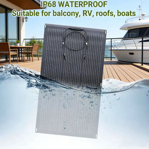 Panel Solar Flexible Ultrafino de 100W, Alta Eficiencia del 23%, Monocristalino, Impermeable IP68, Silicio Amorfo, para Autocaravanas y Embarcaciones - Product Image 6