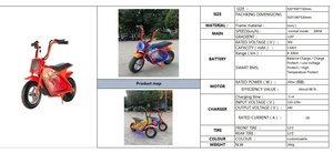 Motorbike Motorcycle New <strong>Phantom</strong> Children's Electric Motorcycle 36v 3.6AH Electric Mini Off-road Small Electric <strong>Scooter</strong> - Product Image 4