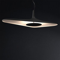 Lustre en fibre de verre de design italien irrégulier, style nordique danois moderne et minimaliste, design artistique, luminaire pour restaurant, bar, comptoir