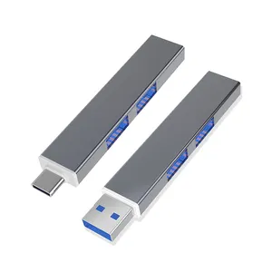 Nieuwe Product Mini Usb 3.0 Hoge Snelheid Transmissie 3 Poort In Een Usb 3.0 2.0 Docking Station Type C Naar Usb Hubs