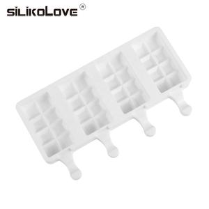 Celosía de silicona con forma de crema de hielo molde casera helado molde hecho a mano DIY hielo lechón molde - Product Image 2